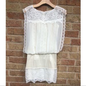 Jessica McClintock - Ivory Lace Dress